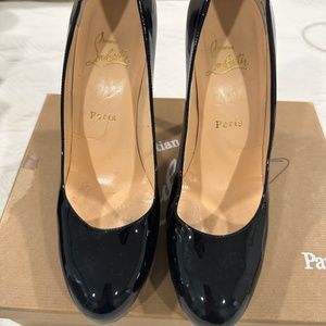 Black patent leather Christian Louboutin